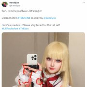 国外博主晒出《铁拳8》莉莉COS：甜美可爱 十分还原！